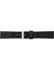Horlogeband 22mm, alligator print. Zwart - 20340