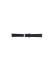 Horlogeband 22mm, alligator print. Zwart - 20340