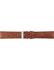 Crocodile print calf leather strap, mat. With strong case and buckle connection, stitched loop and stainless steel buckle. This strap has soft leather lining and is super flexible. - 20341