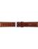 Alligator print calf leather watch strap, mat. With strong case and buckle connection, stitchinged loop and stainless steel buckle. This watch strap has soft leather lining and is super flexible - 20350