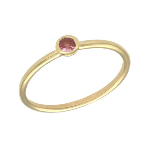 Swing Jewels Ring, 14krt.goud met Toermalijn Birthstone Oktober (maat 52) - 20367