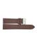 Flat or thin alligator print, calf leather watch strap - 20648