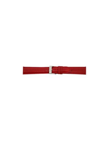 calf leather watch strap with fine lizard print and nubuck lining. This semi padded watch strap is soft and has a stainless steel buckle. - 20655