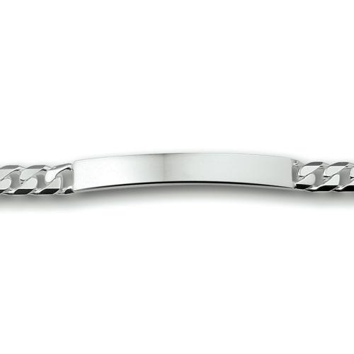 Graveerarmband zilver breedte: 6mm. (lengte: 19,5cm.) - 20672