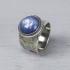 Jeh Jewels Ring, model 20217 met Kyaniet 11mm.(maat 60) - 20694