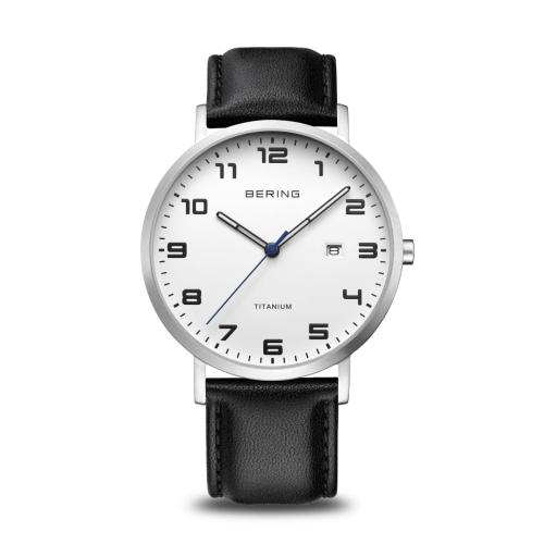 Bering Herenhorloge Quartz, 18640-404 Titanium (40mm) - 20769
