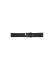 Plain soft calf leather watch strap with stainless steel buckle - 20903