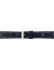 Alligator print calf leather watch strap, mat. Blauw - 20907