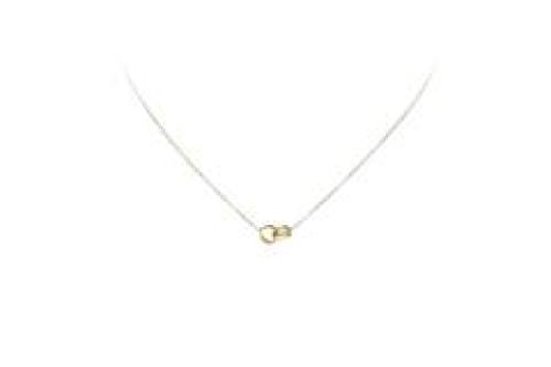 Collier, 14krt.goud 2 cirkels (42-44cm.) - 20914