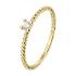 HC Ring, 14krt goud met zirconia (maat 16.5) - 21057