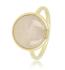 My Bendel Ring, edelstaal verguld. Met Rozenkwarts - 21118