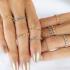 My Bendel Ring, edelstaal verguld. Hartjes 3,5mm (maat 16). - 21154