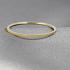 My Bendel Ring, Edelstaal verguld. Aanschuifring 1mm (maat 17). - 21179