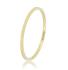 My Bendel Ring, Edelstaal verguld. Aanschuifring 1mm (maat 18). - 21180