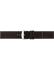 Plain soft calf leather watch strap PARALLEL (so not descending) with stainless steel buckle and soft nubuck lining. - 21239