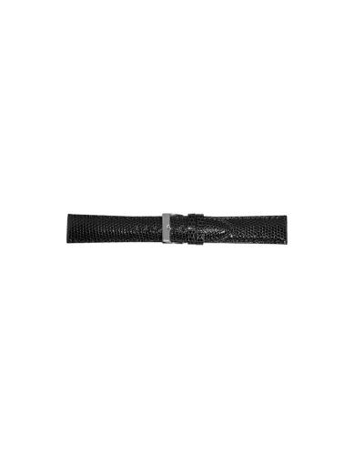 High end, genuine lizard leather watch strap with padding and stitching. Fitted with a stainless steel buckle - 21240