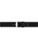 Plain soft calf leather watch strap PARALLEL (so not descending) with stainless steel buckle and soft nubuck lining. - 21241