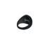 AZE Jewels Ring, model AZ-RG002-B  Zwart Edelstaal (Maat 19) - 21363