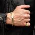 AZE Jewels Ring, model AZ-RG002-D Double/Edelstaal (Maat 19) - 21364