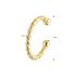 Earcuff, zilver geel verguld (13x2mm.) - 21386