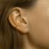 Earcuff, zilver geel verguld (13x2mm.) - 21386