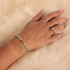 My Bendel Ring, edelstaal verguld met Amazoniet model Zegelring - 21521