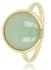 My Bendel Ring, edelstaal verguld. met Fluoriet - 21559