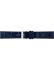 Horlogeband 18mm Blauw Krokodillen print - 21578