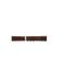 Alligator print calf leather watch strap, mat. With strong case and buckle connection, stitchinged loop and stainless steel buckle. This watch strap has soft leather lining and is super flexible. White stitching - 21581