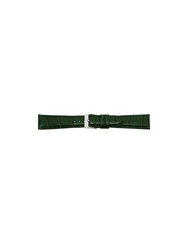 Alligator print calf leather watch strap, mat. - 21583