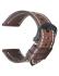 High quality Top Grain Leather Watch strap. Genuine Italian calf leatherskin watch strap. The lining and the topside are made of the same high quality leather. The watch strap has no padding and is extremely flexible. Fitted with a stainless steel, PVD bl
