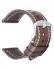High quality Top Grain Leather Watch strap. Genuine Italian calf leatherskin watch strap. The lining and the topside are made of the same high quality leather. The watch strap has no padding and is extremely flexible. Fitted with a stainless steel, PVD bl