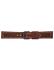 High quality Top Grain Leather Watch Band. Genuine Italian calf leatherskin watch strap. Soft lining and heavy padding but still extremely flexible. Fitted with a stainless steel, PVD black buckle.We offer this watch strap with a black buckle but also hav