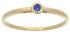 Jackie Ring,14krt.goud met saffier (kastje:4mm.) maat 56 - 21619