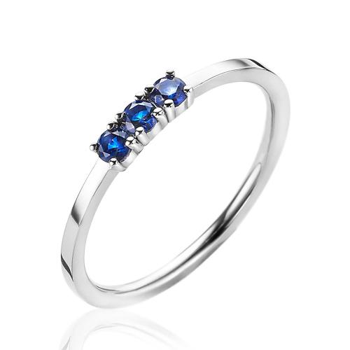 Zinzi ring, model ZIR2127B (mt. 52) Blauw - 21632