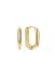 Jackie Oorringen, 14krt.goud Grand Place Oval 9x13mm.(breedte: 2,7mm.) - 21689