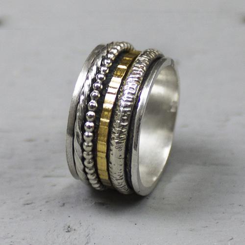 JEH Jewels Ring, model 19691 breedte: 10mm. (maat 60) - 21716