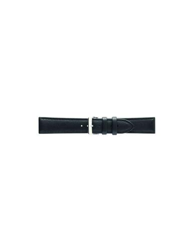 Horlogeband 18mm Zwart XL - 21869