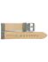 calf leather watch strap with fine lizard print and nubuck lining. This semi padded watch strap is soft and has a stainless steel buckle. - 21943