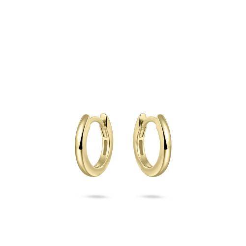 HC Oorringen, zilver verguld (13,5x2mm.) - 22055