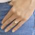 HC Ring, 14krt.goud met zoetwaterparel 7,8mm.(maat 17,5) - 22065
