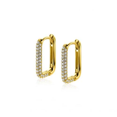 Zinzi Oorringen, Model ZIO2221Y rechthoek (15x2mm.) - 22110