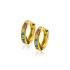 Zinzi Oorringen, model ZIO2172CR regenboog (15x3mm.) - 22116