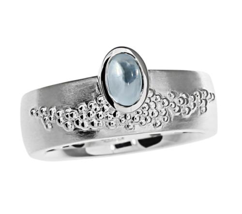 TRIANGEL Ring, zilver model 311380-T met Topaas (58) - 22162