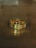 TAJ AMSTERDAM Goldplated Herenring Angus met gevlochten band (mt19) "Superieure Kracht" - 22230