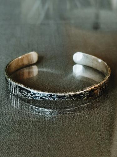 TAJ AMSTERDAM Zilveren Cuff Herenarmband Dalton (one size) - 22237