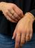 Jackie Ring,14krt.goud Guell (maat 56) - 22254