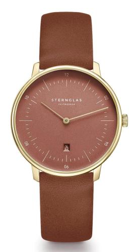 Sternglas Dameshorloge, NAOS xs Flora Terracotta S01-NDF21-KL11 - 22267