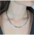 Boccia Collier, Titanium/bicolour Model 0866-02  (breedte schakel 3,5mm.) - 22295