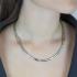 Boccia Collier, Titanium/bicolour Model 0866-02  (breedte schakel 3,5mm.) - 22295